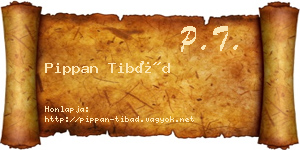 Pippan Tibád névjegykártya